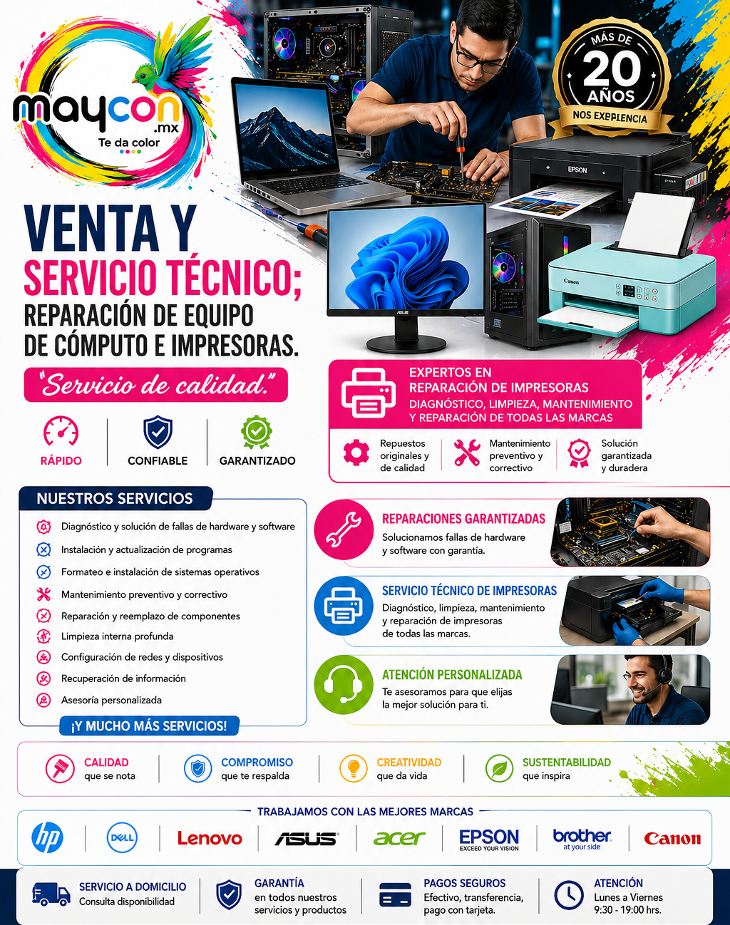 Reparación de equipos