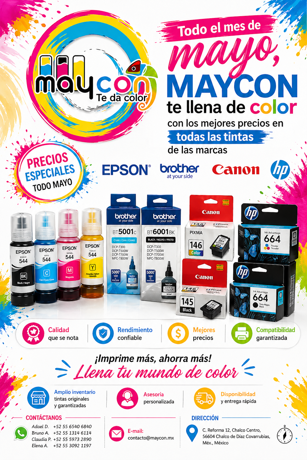Tintas y consumibles
